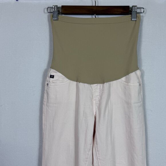 AG Adriano Goldschmied X A Pea In The Pod Pink Maternity Skinny Jeans Size 27 - Picture 4 of 9